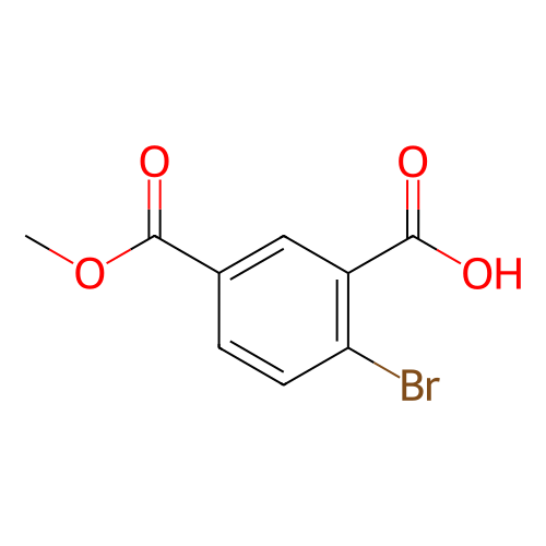 2-溴-5-(甲氧基羰基)苯甲酸,2-Bromo-5-(methoxycarbonyl)benzoic acid