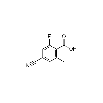 4-氰基-2-氟-6-甲基苯甲酸,4-Cyano-2-fluoro-6-methylbenzoic acid