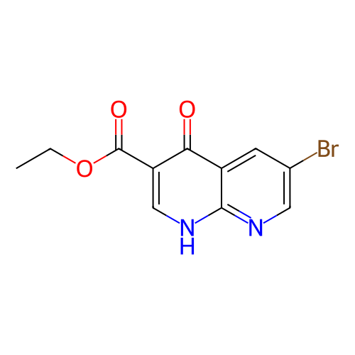 6-溴-4-氧代-1,4-二氫-1,8-二氮雜萘-3-羧酸乙酯,Ethyl 6-bromo-4-oxo-1,4-dihydro-1,8-naphthyridine-3-carboxylate