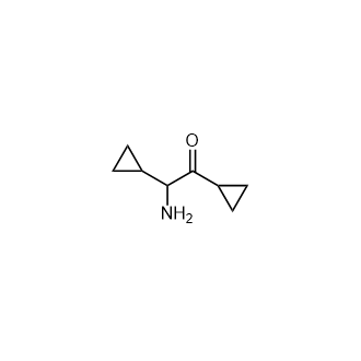 2-氨基-1,2-二环丙基乙-1-酮,2-Amino-1,2-dicyclopropylethan-1-one