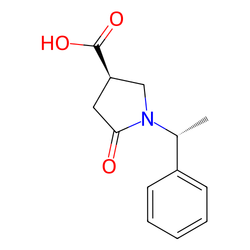 (3R)-5-氧代-1-[(1R)-1-苯基乙基]吡咯烷-3-羧酸,(3R)-5-Oxo-1-[(1R)-1-phenylethyl]pyrrolidine-3-carboxylic acid