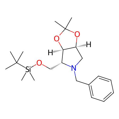 (3aR,4R,6aS)-5-芐基-4-(((叔丁基二甲基硅烷基)氧基)甲基)-2,2-二甲基四氫-3aH-[1,3]二氧雜環(huán)戊烯并[4,5-c]吡咯,(3aR,4R,6aS)-5-benzyl-4-(((tert-butyldimethylsilyl)oxy)methyl)-2,2-dimethyltetrahydro-3aH-[1,3]dioxolo[4,5-c]pyrrole