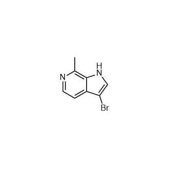 3-溴-7-甲基-1H-吡咯并[2,3-c]吡啶,3-Bromo-7-methyl-1H-pyrrolo[2,3-c]pyridine