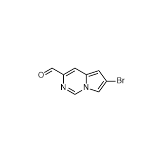 6-溴吡咯并[1,2-c]嘧啶-3-甲醛,6-Bromopyrrolo[1,2-c]pyrimidine-3-carbaldehyde