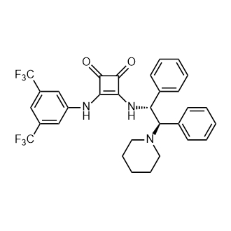 [3-[[3,5-双(三氟甲基)苯基]氨基]-4-[[(1R,2R)-1,2-二苯基-2-(1-哌啶基)乙基]氨基]-3-环丁-1,2-二酮],3-[[3,5-Bis(trifluoromethyl)phenyl]amino]-4-[[(1R,2R)-1,2-diphenyl-2-(1-piperidinyl)ethyl]amino]-3-cyclobutene-1,2-dione