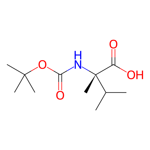 (S)-2-((叔丁氧羰基)氨基)-2,3-二甲基丁酸,(S)-2-((tert-Butoxycarbonyl)amino)-2,3-dimethylbutanoic acid