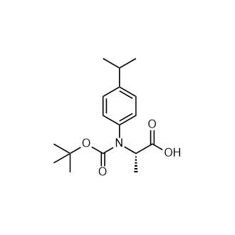 N-(叔丁氧基羰基)-N-(4-异丙基苯基)-L-丙氨酸,N-(tert-butoxycarbonyl)-N-(4-isopropylphenyl)-L-alanine