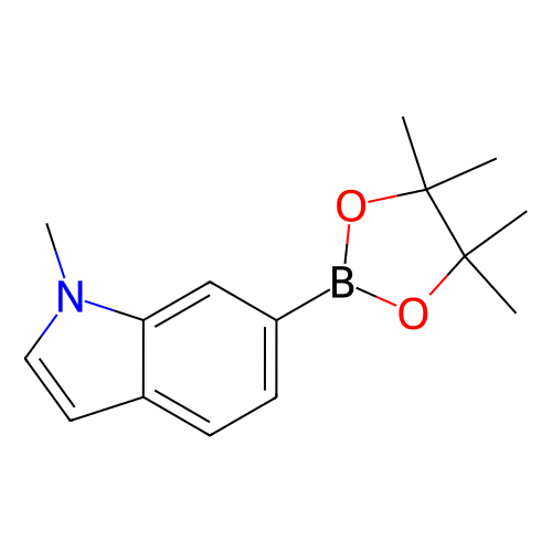1-甲基-6-(4,4,5,5-四甲基-1,3,2-二氧硼杂环戊烷-2-基)-1H-吲哚,1-Methyl-6-(4,4,5,5-tetramethyl-1,3,2-dioxaborolan-2-yl)-1H-indole