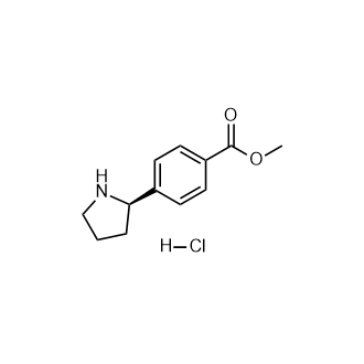 (R)-4-(吡咯烷-2-基)苯甲酸甲酯盐酸盐,Methyl (R)-4-(pyrrolidin-2-yl)benzoate hydrochloride