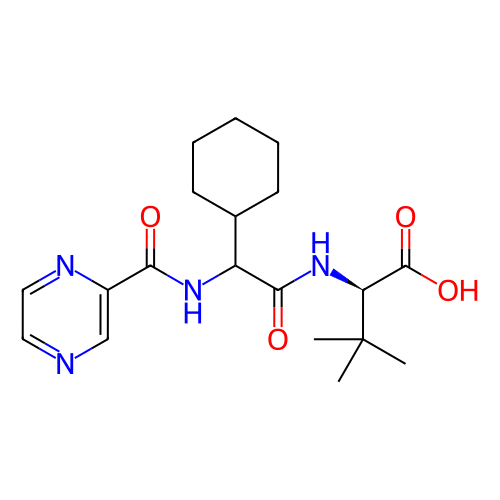 (S)-2-((R)-2-环己基-2-(吡嗪-2-甲酰胺基)乙酰氨基)-3,3-二甲基丁酸,(S)-2-((R)-2-cyclohexyl-2-(pyrazine-2-carboxamido)acetamido)-3,3-dimethylbutanoic acid