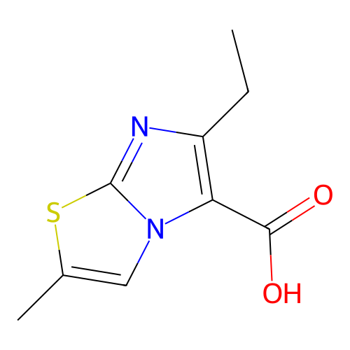 6-乙基-2-甲基咪唑并[2,1-b]噻唑-5-羧酸,6-Ethyl-2-methylimidazo[2,1-b]thiazole-5-carboxylic acid