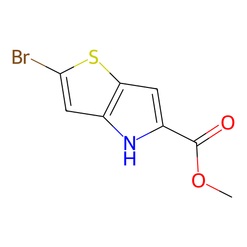 2-溴-4H-噻吩并[3,2-b]吡咯-5-羧酸甲酯,Methyl 2-bromo-4H-thieno[3,2-b]pyrrole-5-carboxylate