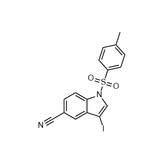 3-碘-1-甲苯磺酰-1H-吲哚-5-甲腈,3-Iodo-1-tosyl-1H-indole-5-carbonitrile