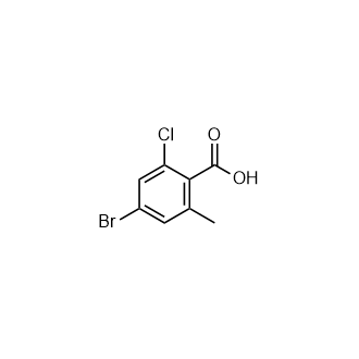 4-溴-2-氯-6-甲基苯甲酸,4-Bromo-2-chloro-6-methylbenzoic acid