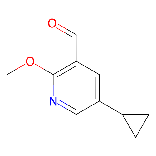 5-环丙基-2-甲氧基烟碱醛,5-Cyclopropyl-2-methoxynicotinaldehyde