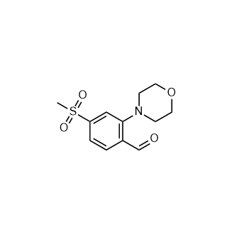 4-(甲基磺酰基)-2-吗啉代苯甲醛,4-(Methylsulfonyl)-2-morpholinobenzaldehyde