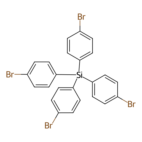 1,1',1'',1'''-硅烷四基四[4-溴苯],1,1',1'',1'''-Silanetetrayltetrakis[4-bromobenzene]