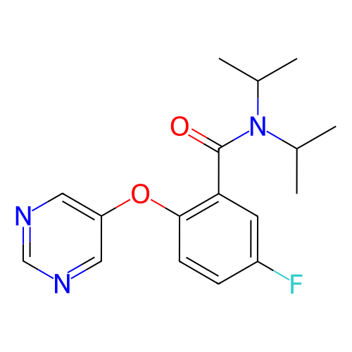 5-氟-N,N-二異丙基-2-(嘧啶-5-基氧基)苯甲酰胺,5-Fluoro-N,N-diisopropyl-2-(pyrimidin-5-yloxy)benzamide