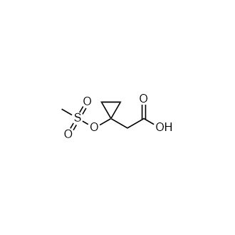2-(1-((甲磺酰基)氧基)环丙基)乙酸,2-(1-((Methylsulfonyl)oxy)cyclopropyl)acetic acid