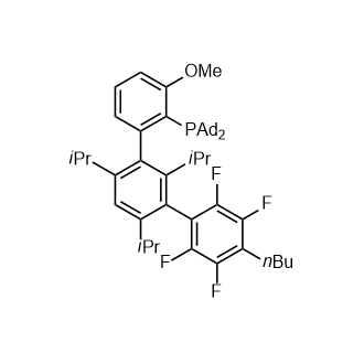 6-甲氧基-2-{2,4,6-三异丙基-3-[(2,3,5,6-四氟-4-丁基)苯基]苯基}二金刚烷基膦,AlPhos
