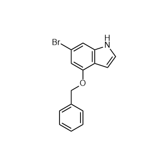 4-(芐氧基)-6-溴-1H-吲哚,4-(Benzyloxy)-6-bromo-1H-indole