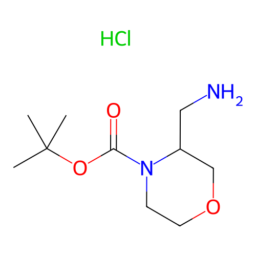 2-(氨基甲基)吗啉-4-羧酸叔丁酯盐酸盐,tert-Butyl 2-(aminomethyl)morpholine-4-carboxylate hydrochloride