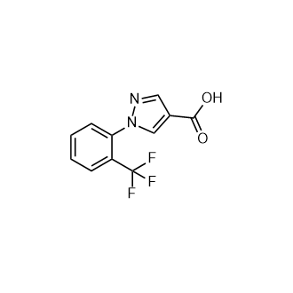 1-(2-三氟甲基苯基)吡唑-4-甲酸,1-(2-(Trifluoromethyl)phenyl)-1H-pyrazole-4-carboxylic acid