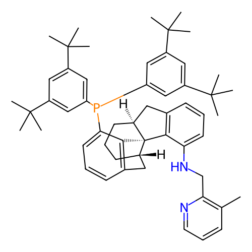 (1aS,4aS,9bS)-10-(雙(3,5-二叔丁基苯基)磷烷基)-N-((3-甲基吡啶-2-基)甲基)-1,3,4,4a,5,13c-六氫-2H-茚并[2,1-d]芴-9-胺,(1aS,4aS,9bS)-10-(Bis(3,5-di-tert-butylphenyl)phosphanyl)-N-((3-methylpyridin-2-yl)methyl)-1,3,4,4a,5,13c-hexahydro-2H-indeno[2,1-d]fluoren-9-amine