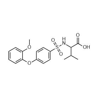 2-[4-(2-甲氧基苯氧基)苯磺酰氨基]-3-甲基丁酸,2-[4-(2-Methoxyphenoxy)benzenesulfonamido]-3-methylbutanoic acid