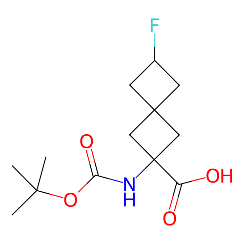 2-((叔丁氧基羰基)氨基)-6-氟螺[3.3]庚烷-2-羧酸,2-((tert-Butoxycarbonyl)amino)-6-fluorospiro[3.3]heptane-2-carboxylic acid