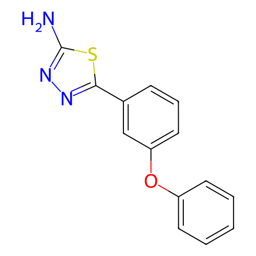 5-(3-苯氧基-苯基)-[1,3,4]噻二唑-2-基胺,5-(3-Phenoxy-phenyl)-[1,3,4]thiadiazol-2-ylamine