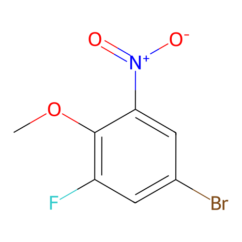 5-溴-1-氟-2-甲氧基-3-硝基苯,5-Bromo-1-fluoro-2-methoxy-3-nitrobenzene