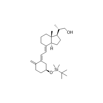 (S)-2-((1R,3aS,7aR,E)-4-((E)-2-((S)-5-((叔丁基二甲基硅烷基)氧基)-2-亚甲基亚环)亚乙基)-7a-甲基八氢-1H-茚-1-基)丙-1-醇,(S)-2-((1R,3aS,7aR,E)-4-((E)-2-((S)-5-((tert-butyldimethylsilyl)oxy)-2-methylenecyclohexylidene)ethylidene)-7a-methyloctahydro-1H-inden-1-yl)propan-1-ol