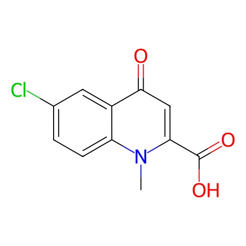 6-氯-1-甲基喹啉-4-酮-2-羧酸,6-Chloro-1-methyl-4-oxo-1,4-dihydroquinoline-2-carboxylic acid