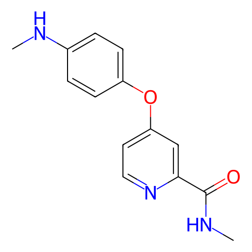 N-甲基-4-(4-(甲基氨基)苯氧基)吡啶甲酰胺,N-methyl-4-(4-(methylamino)phenoxy)picolinamide
