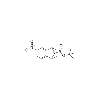 (1S,4R)-6-硝基-1,2,3,4-四氢-1,4-表亚氨基萘-9-羧酸叔丁酯,2-Methyl-2-propanyl(1R,8S)-4-nitro-11-azatricyclo[6.2.1.02,7]undeca-2,4,6-triene-11-carboxylate