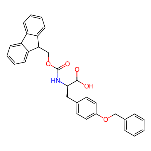 (R)-2-((((9H-芴-9-基)甲氧基)羰基)氨基)-3-(4-(苄氧基)苯基)丙酸,Fmoc-D-Tyr(Bzl)-OH
