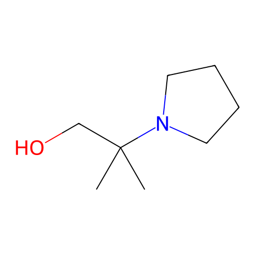 2-甲基-2-(吡咯烷-1-基)丙-1-醇,2-Methyl-2-(pyrrolidin-1-yl)propan-1-ol