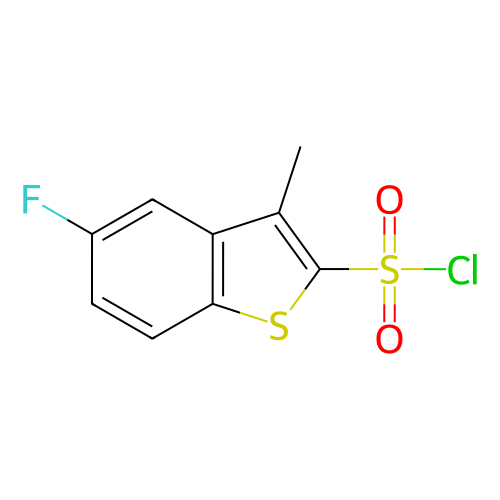 5-氟-3-甲基-1-苯并噻吩-2-磺酰氯,5-Fluoro-3-methyl-1-benzothiophene-2-sulfonyl chloride