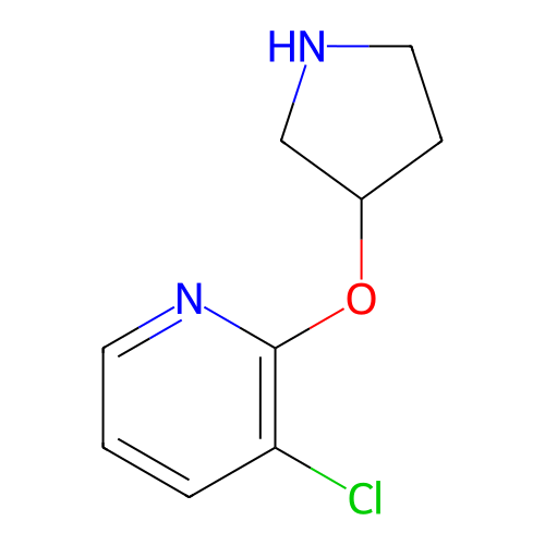 3-氯-2-(吡咯烷-3-基氧基)吡啶,3-Chloro-2-(pyrrolidin-3-yloxy)pyridine