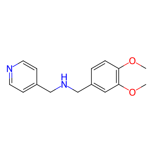 N-(3,4-二甲氧基芐基)-1-(吡啶-4-基)甲胺,n-(3,4-Dimethoxybenzyl)-1-(pyridin-4-yl)methanamine