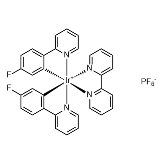 (2,2'-联吡啶)双[2-(4-氟苯基)吡啶]铱(III) 六氟磷酸盐,(2,2'-bipyridyl) bis [2- (4-fluorophenyl) pyridine] iridium (III) hexafluorophosphate