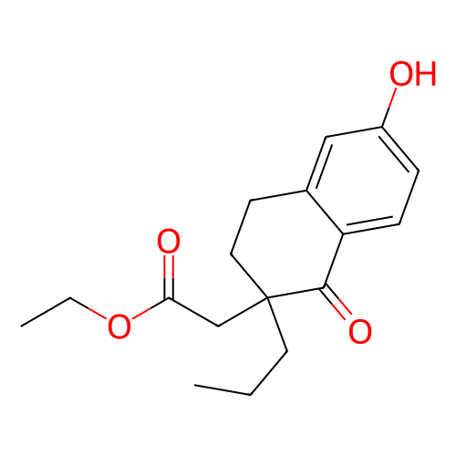 2-(6-羥基-1-氧代-2-丙基-1,2,3,4-四氫萘-2-基)乙酸乙酯,Ethyl 2-(6-hydroxy-1-oxo-2-propyl-1,2,3,4-tetrahydronaphthalen-2-yl)acetate