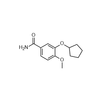 3-(环戊氧基)-4-甲氧基苯甲酰胺,3-(Cyclopentyloxy)-4-methoxybenzamide