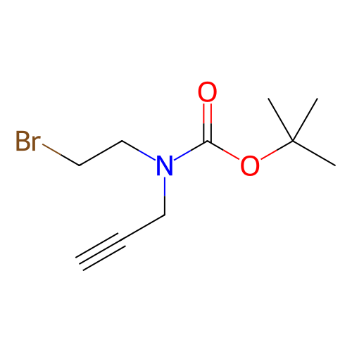 2-溴乙基)(丙-2-炔-1-基)氨基甲酸叔丁酯,tert-Butyl (2-bromoethyl)(prop-2-yn-1-yl)carbamate