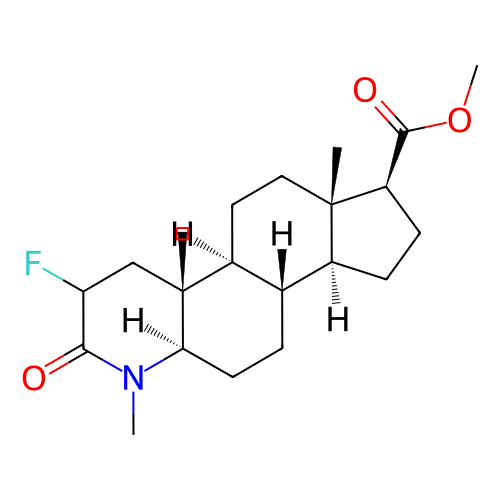 (4aR,4bS,6aS,7S,9aS,9bS,11aR)-3-氟-1,4a,6a-三甲基-2-氧代十六氢-1H-茚并[5,4-f]喹啉-7-羧酸甲酯,(4aR,4bS,6aS,7S,9aS,9bS,11aR)-methyl 3-fluoro-1,4a,6a-trimethyl-2-oxohexadecahydro-1H-indeno[5,4-f]quinoline-7-carboxylate