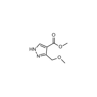 3-甲氧基甲基-1H-吡唑-4-羧酸甲酯,3-Methoxymethyl-1H-pyrazole-4-carboxylic acid methyl ester