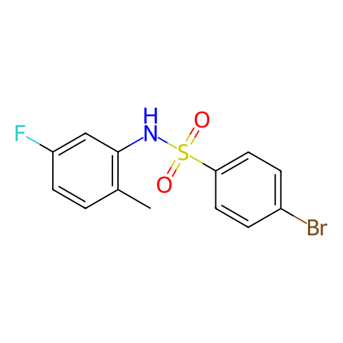 4-溴-N-(5-氟-2-甲基苯基)苯磺酰胺,4-Bromo-N-(5-fluoro-2-methylphenyl)benzenesulfonamide