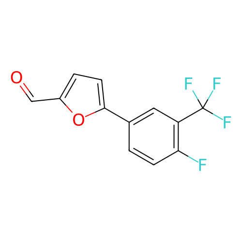 5-(4-氟-3-(三氟甲基)苯基)呋喃-2-甲醛,5-(4-Fluoro-3-(trifluoromethyl)phenyl)furan-2-carbaldehyde