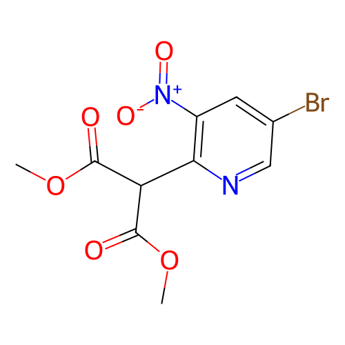 2-（5-溴-3-硝基吡啶-2-基）丙二酸二乙酯,Dimethyl 2-(5-bromo-3-nitropyridin-2-yl)malonate